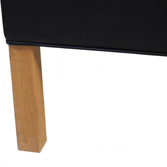 Børge Mogensen 2213 3-personers sofa i sort læder