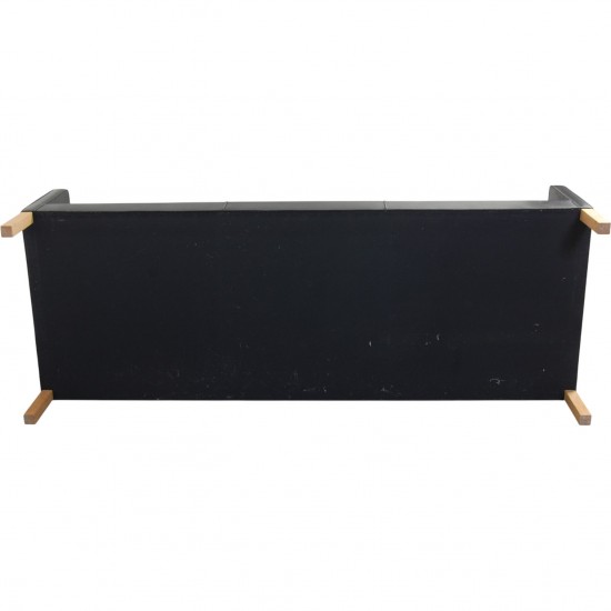Børge Mogensen 2213 3-personers sofa i sort læder