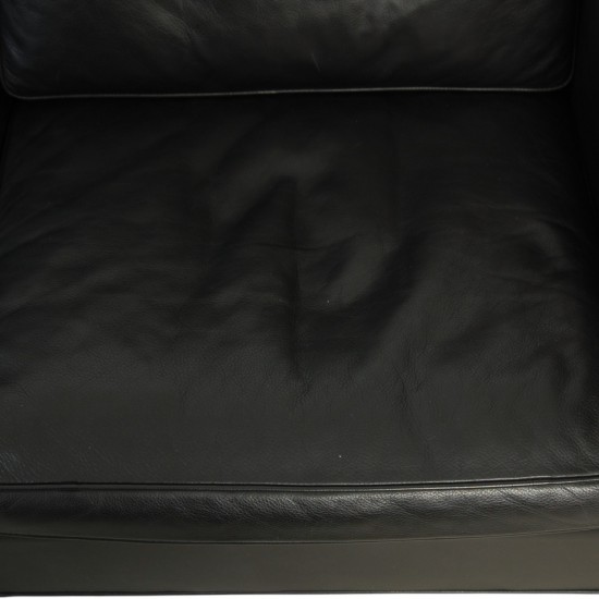 Børge Mogensen 2213 3-personers sofa i sort læder