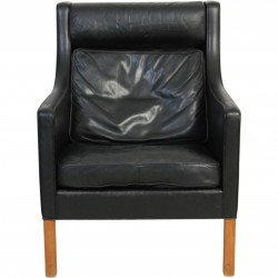 Børge Mogensen 2431 lænestol i sort læder