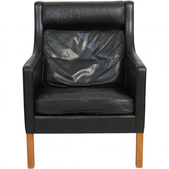Børge Mogensen 2431 lænestol i sort læder