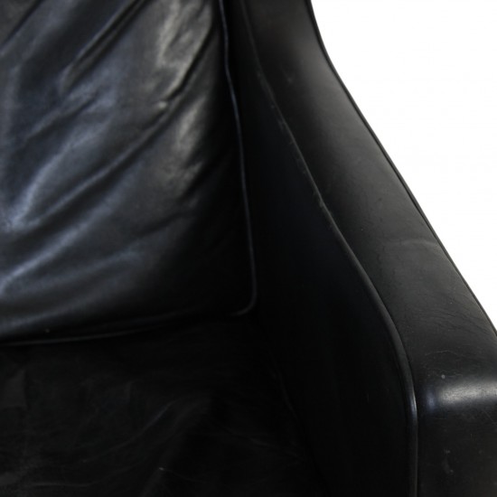 Børge Mogensen 2431 lænestol i sort læder