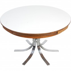 Dyrlund cirkulær Lotus spisebord af palisander