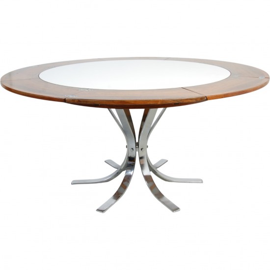 Dyrlund cirkulær Lotus spisebord af palisander