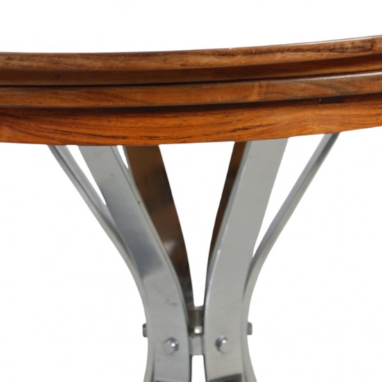 Dyrlund cirkulær Lotus spisebord af palisander