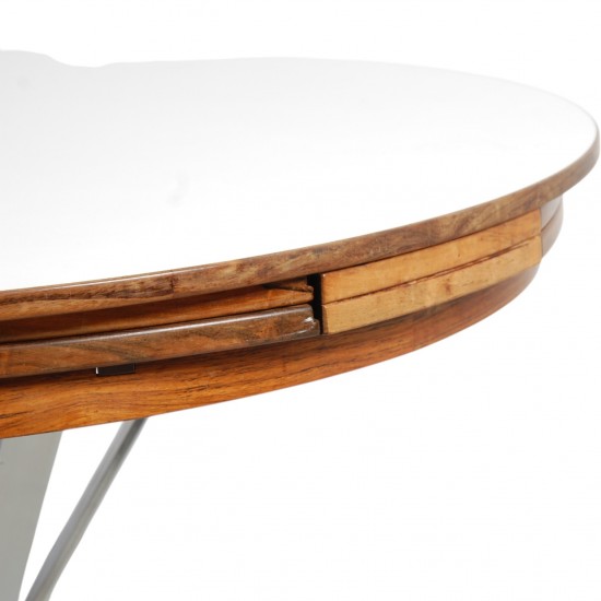 Dyrlund cirkulær Lotus spisebord af palisander