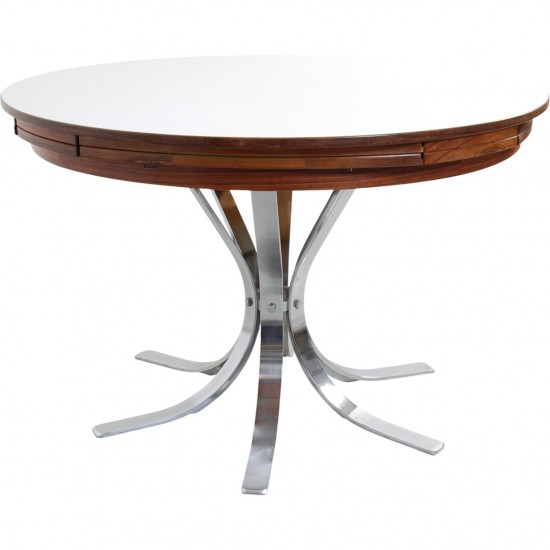 Dyrlund cirkulær Lotus spisebord af palisander