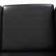 Hans Wegner 2.personers Ge285 sofa i sort læder