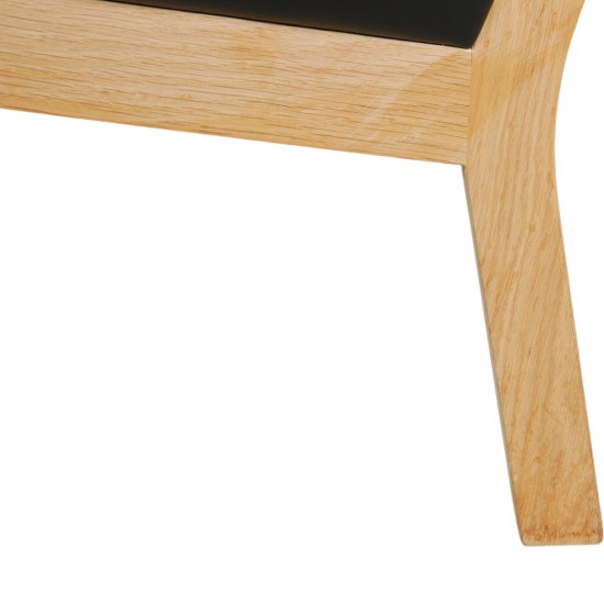 Hans Wegner 3-personers Ge285 sofa i sort læder