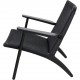 Hans Wegner sort CH25 loungestol i eg