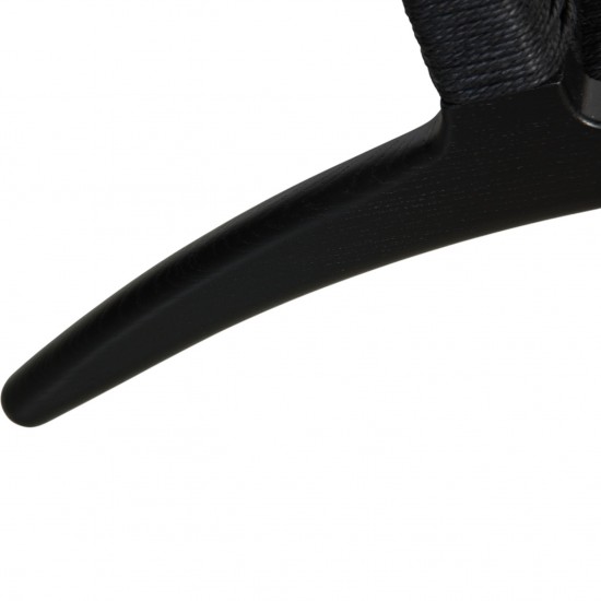 Hans Wegner sort CH25 loungestol i eg