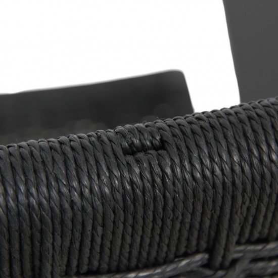 Hans Wegner sort CH25 loungestol i eg