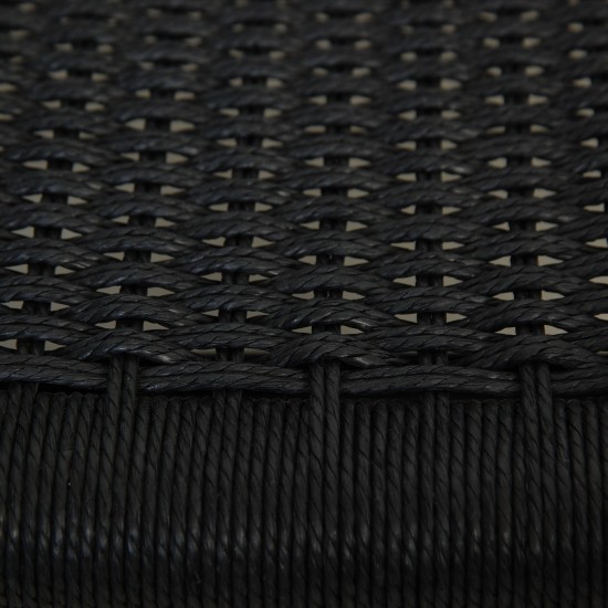 Hans Wegner sort CH25 loungestol i eg