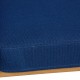 Hans Wegner GE236 3-personers sofa i blåt stof og eg