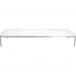 Poul Kjærholm PK63 sofabord af hvid marmor 1993