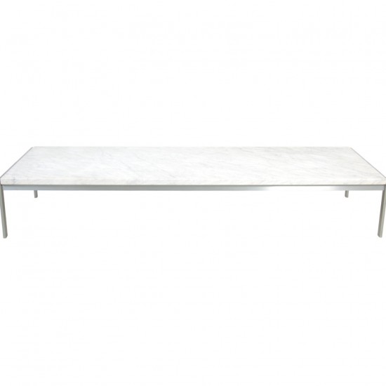 Poul Kjærholm PK63 sofabord af hvid marmor 1993