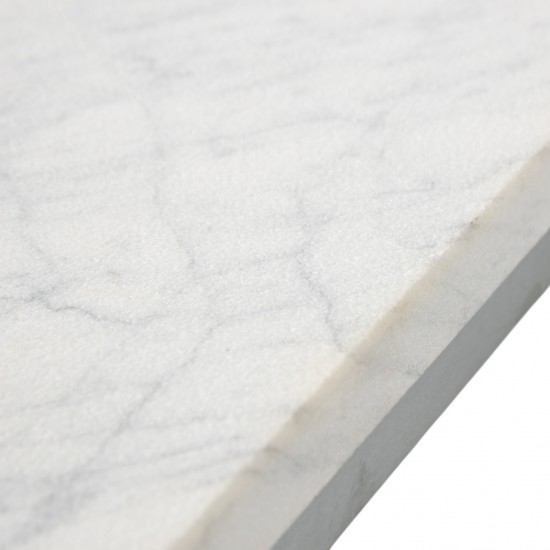 Poul Kjærholm PK63 sofabord af hvid marmor 1993