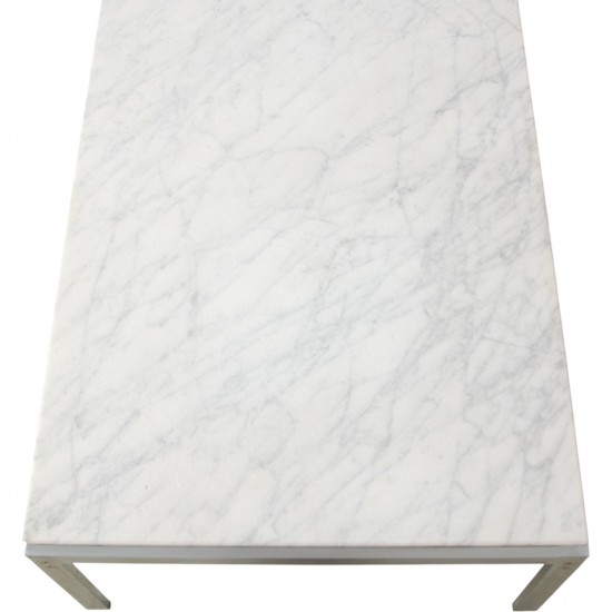 Poul Kjærholm PK63 sofabord af hvid marmor 1993