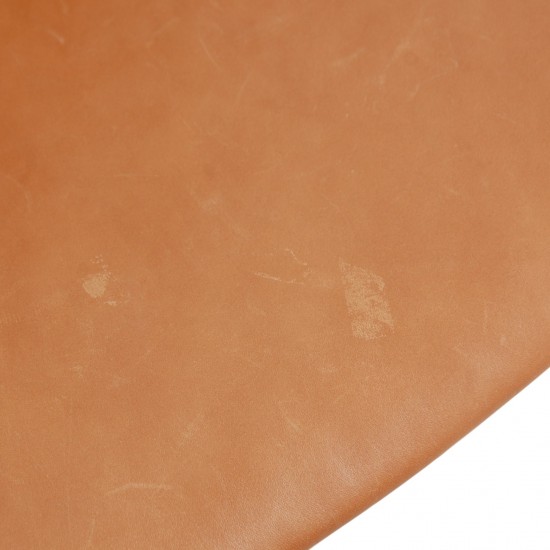 Sæt af 6 Poul Kjærholm PK9 stole i valnød Grace læder 2016