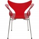 Arne Jacobsen rød 3208 Lilje stol 2007