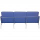 Arne Jacobsen 3303 3-personers sofa i blåt stof 1997