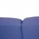 Arne Jacobsen 3303 3-personers sofa i blåt stof 1997