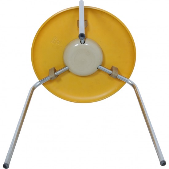 Arne Jacobsen gul Dot skammel