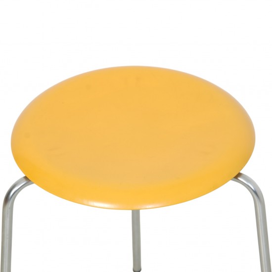 Arne Jacobsen gul Dot skammel