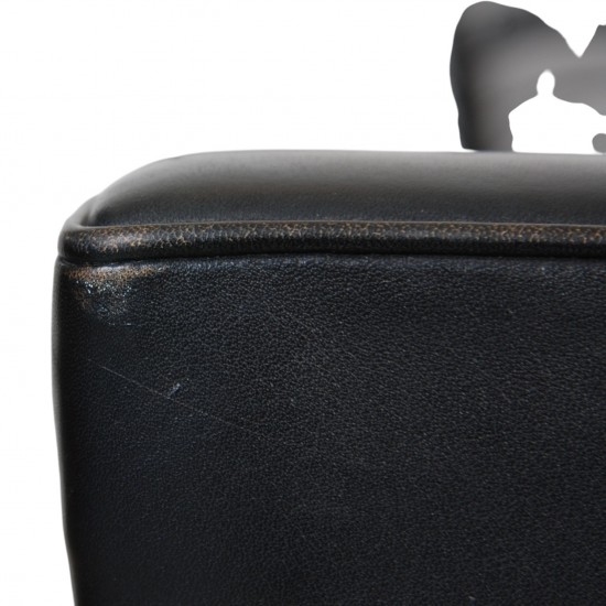 Børge Mogensen 2-personers Kupe sofa i sort læder 1980'erne