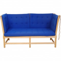 Børge Mogensen Tremmesofa i blåt stof 1990'erne