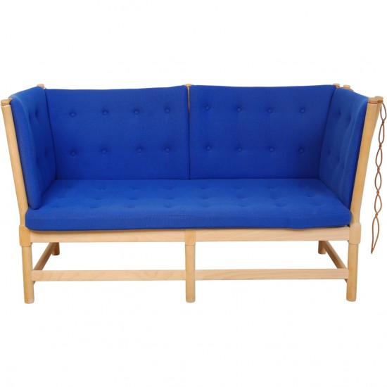 Børge Mogensen Tremmesofa i blåt stof 1990'erne
