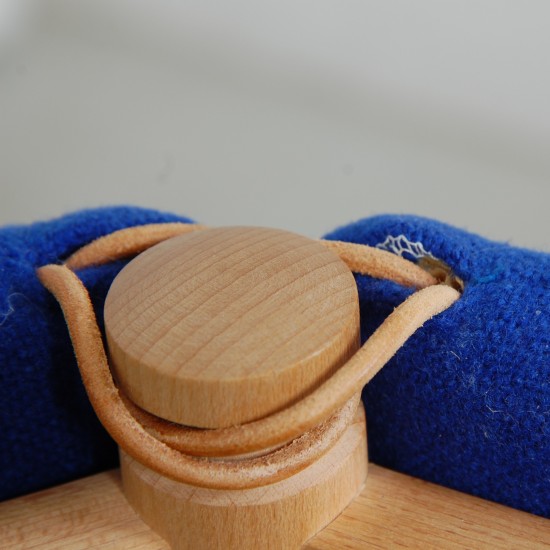 Børge Mogensen Tremmesofa i blåt stof 1990'erne