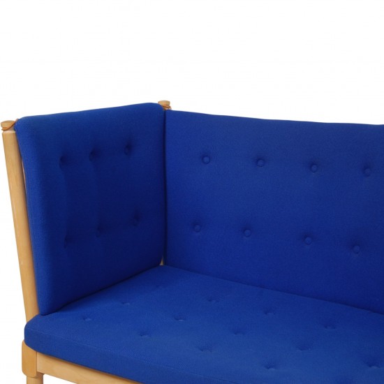 Børge Mogensen Tremmesofa i blåt stof 1990'erne