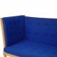 Børge Mogensen Tremmesofa i blåt stof 1990'erne
