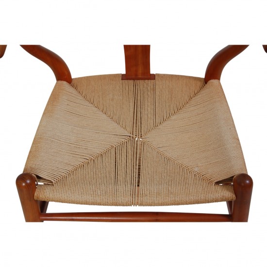 Sæt af 6 Hans Wegner Y-stole i kirsebærtræ 2000'erne