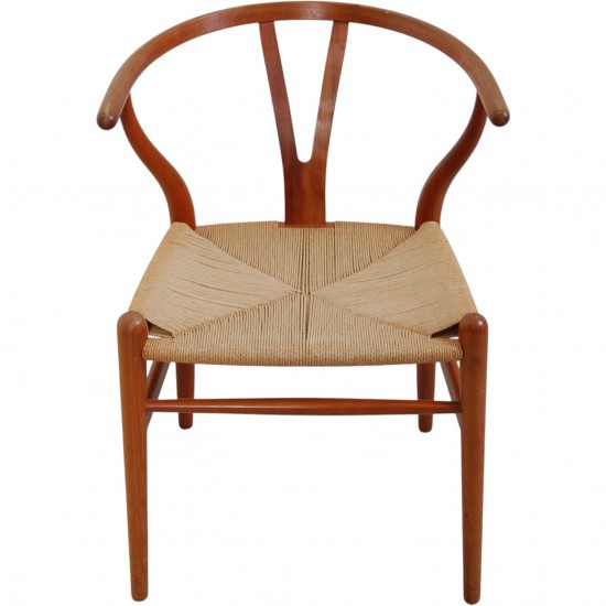 Sæt af 6 Hans Wegner Y-stole i kirsebærtræ 2000'erne