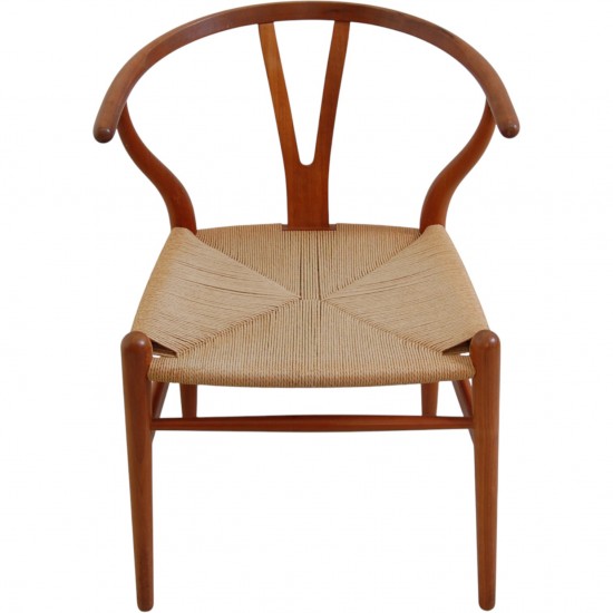 Sæt af 6 Hans Wegner Y-stole i kirsebærtræ 2000'erne