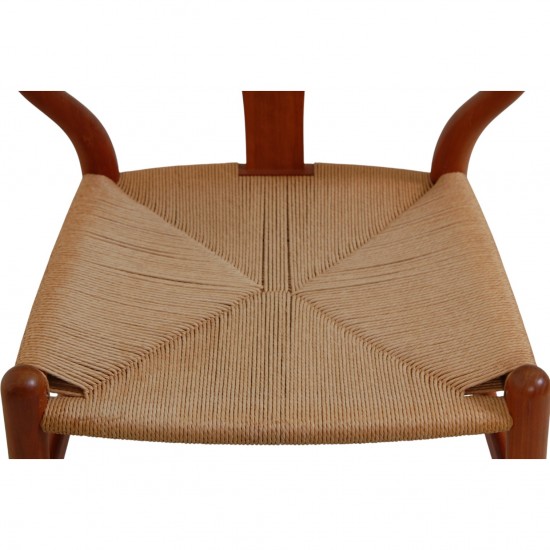 Sæt af 6 Hans Wegner Y-stole i kirsebærtræ 2000'erne