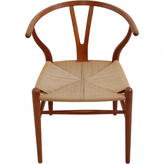 Sæt af 6 Hans Wegner Y-stole i kirsebærtræ 2000'erne