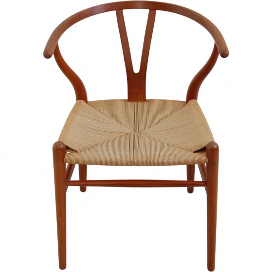 Sæt af 6 Hans Wegner Y-stole i kirsebærtræ 2000'erne