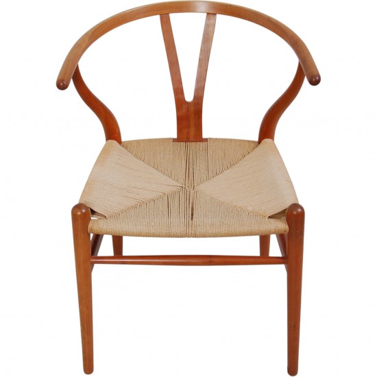 Sæt af 6 Hans Wegner Y-stole i kirsebærtræ 2000'erne