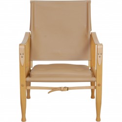 Kaare Klint Safari stol i naturfarvet læder 2018