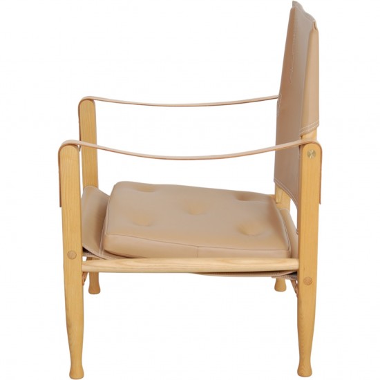 Kaare Klint Safari stol i naturfarvet læder 2018