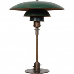 Poul Henningsen PH4/3 med grønne skærme Patt. Appl 1920'erne