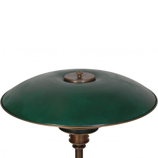 Poul Henningsen PH4/3 with green shades Patt. Appl 1920s