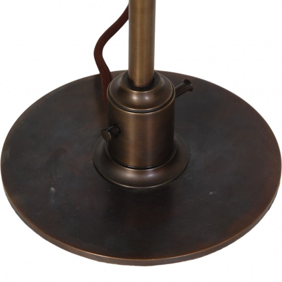 Poul Henningsen PH4/3 with green shades Patt. Appl 1920s