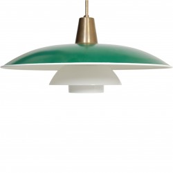 Poul Henningsen PH5/4 grøn skærm 1950'erne