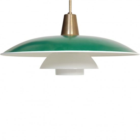 Poul Henningsen PH5/4 grøn skærm 1950'erne