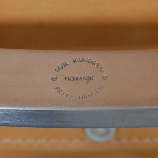 Poul Kjærholm PK22 stol i natur læder 2006