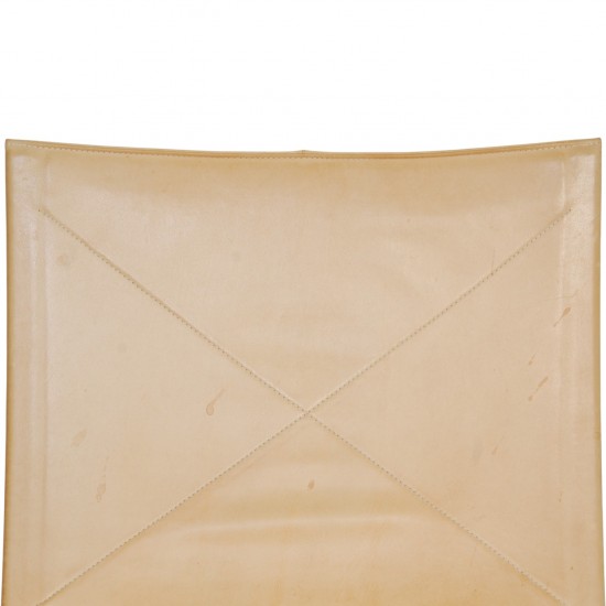 Poul Kjærholm PK22 stol i natur læder 2006